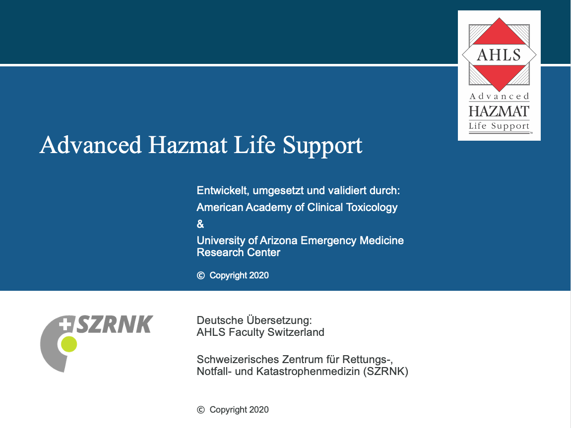 Advanced Hazmat Life Support